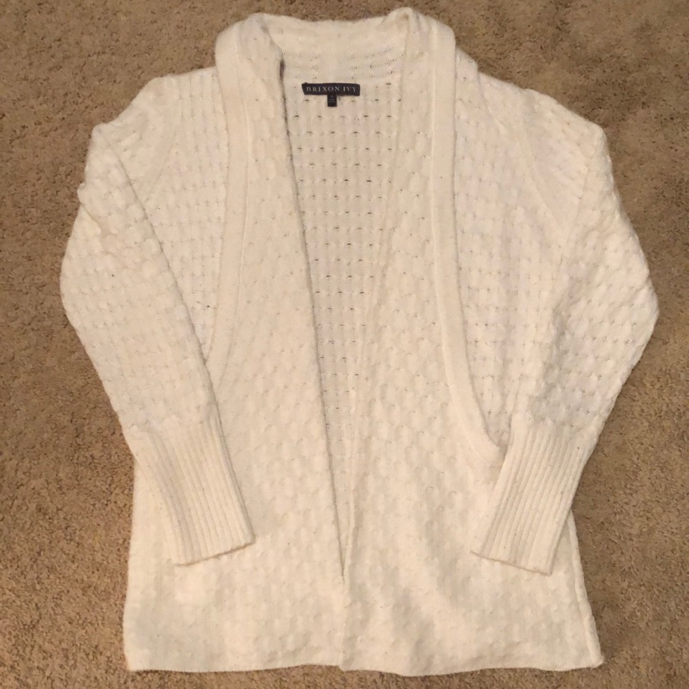 Chunky cream cardigan
